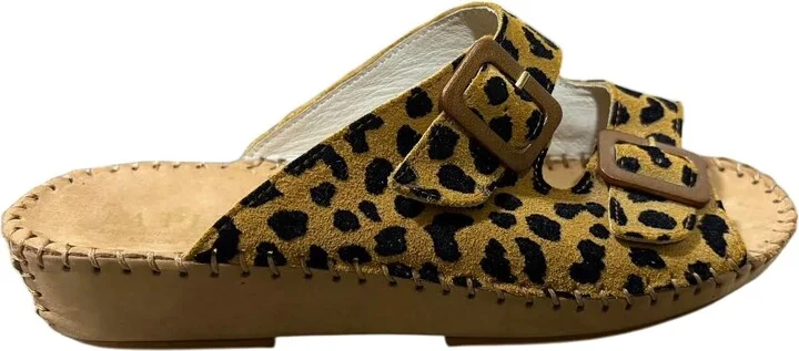 Women's Jen Sandals In Sand/ Leopard