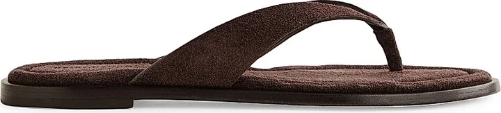 Women's Jessie Suede Sandals - Espresso - Size 5.5