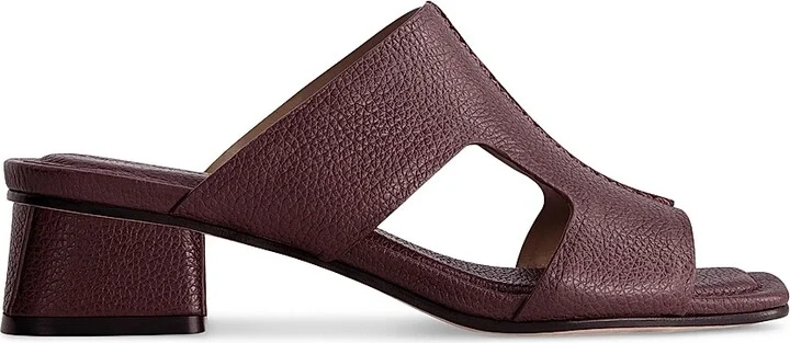 Women's Jewel Low Heel Sandals - Aubergine - Size 6