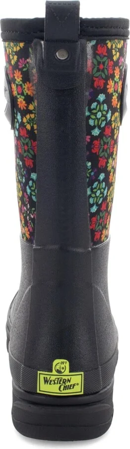 Womens Jewel Neoprene Faux Fur Mid Cold Weather Boot - Image 2