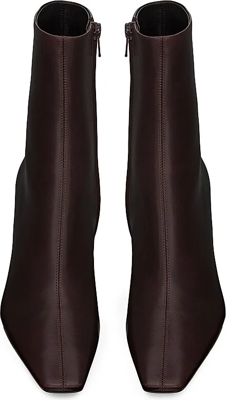 Women's Jill Booties in Smooth Leather - Black - Size 6 - Image 7