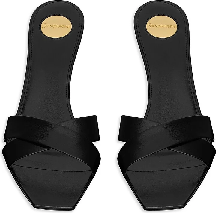 Women's Jill Mules in Smooth Leather - Noir - Size 5 - Image 3