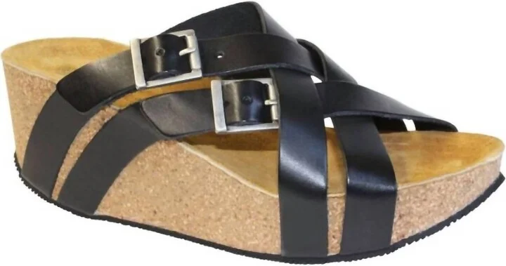Women's Joan Wedge Sandal In Black