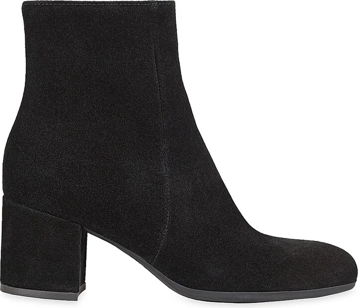 Women's Joanie Suede Booties - Black - Size 5