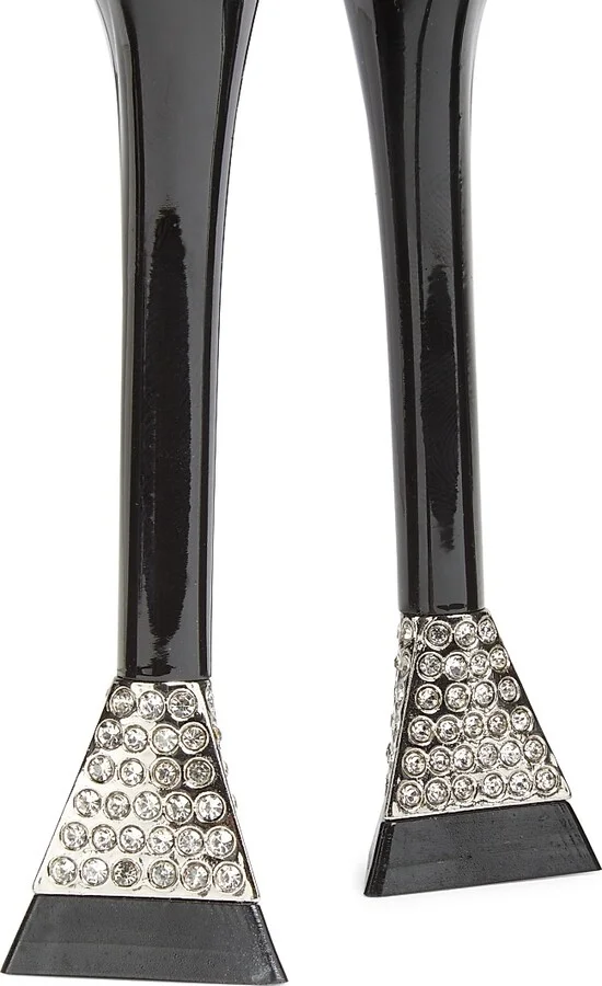 Women's Joanna 101MM Embellished Sandals - Black - Size 5 - Image 6