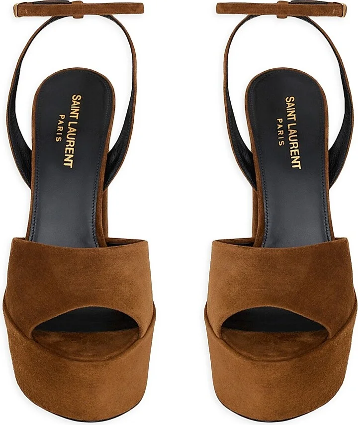 Women's Jodie Platform Sandals in Suede - Land - Size 5.5 - Image 2