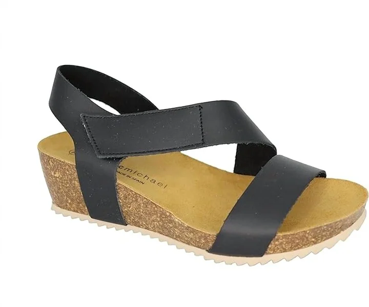 Women's Jolly Wedge Sandal In Black