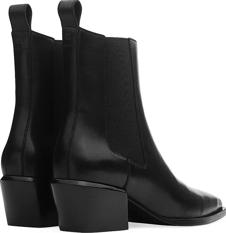 Women's Joni Leather Chelsea Boots - Black - Size 5 - Image 2