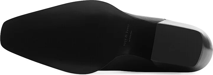 Women's Joni Leather Chelsea Boots - Black - Size 5 - Image 4