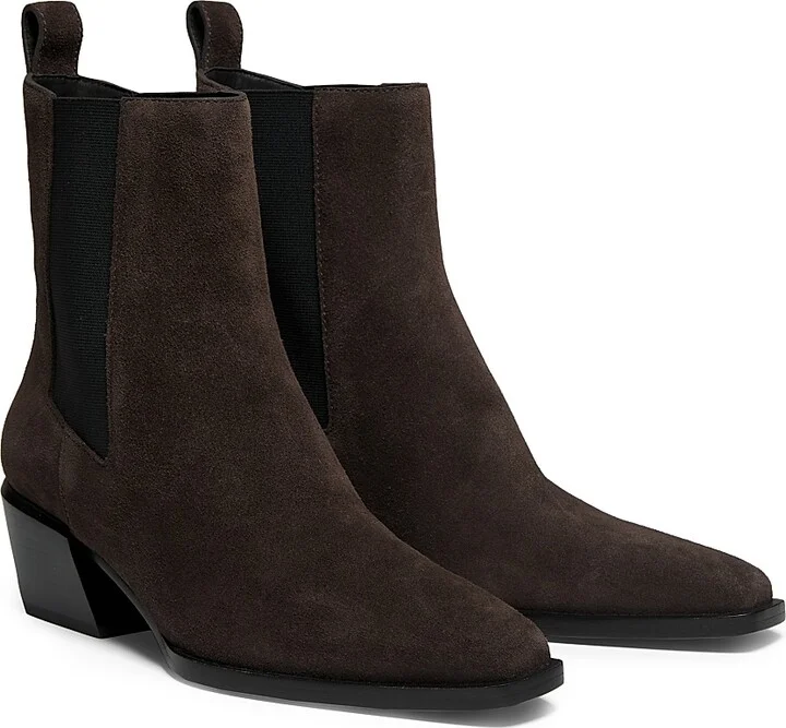 Women's Joni Suede Chelsea Boots - Dark Espresso Suede - Size 5 - Image 2