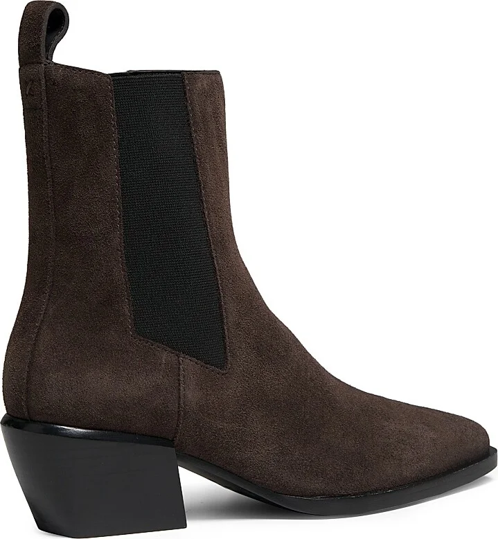 Women's Joni Suede Chelsea Boots - Dark Espresso Suede - Size 5 - Image 3