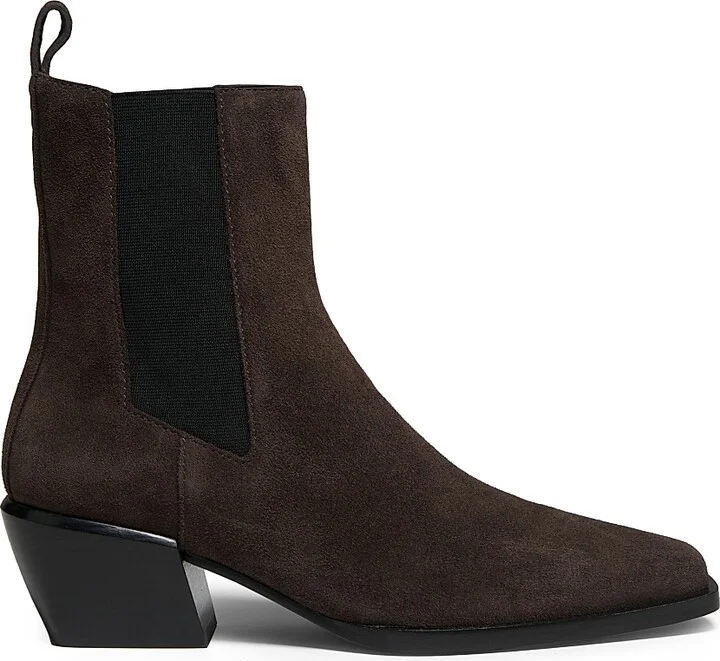 Women's Joni Suede Chelsea Boots - Dark Espresso Suede - Size 5