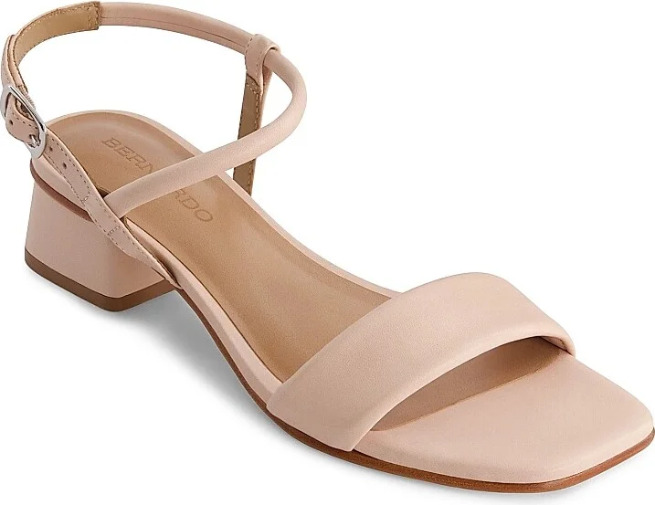 Women's Josei Low Heel Sandals - Cipria - Size 6 - Image 2