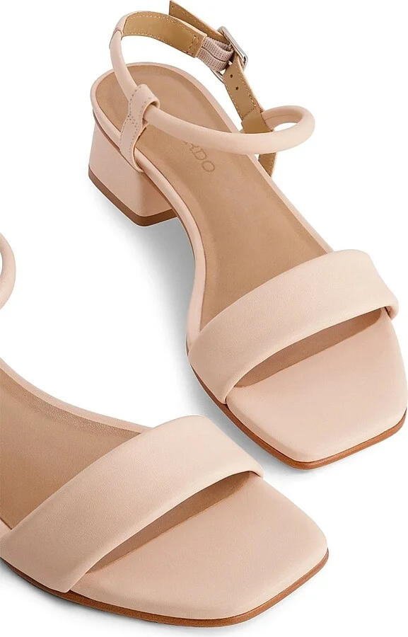 Women's Josei Low Heel Sandals - Cipria - Size 6 - Image 5