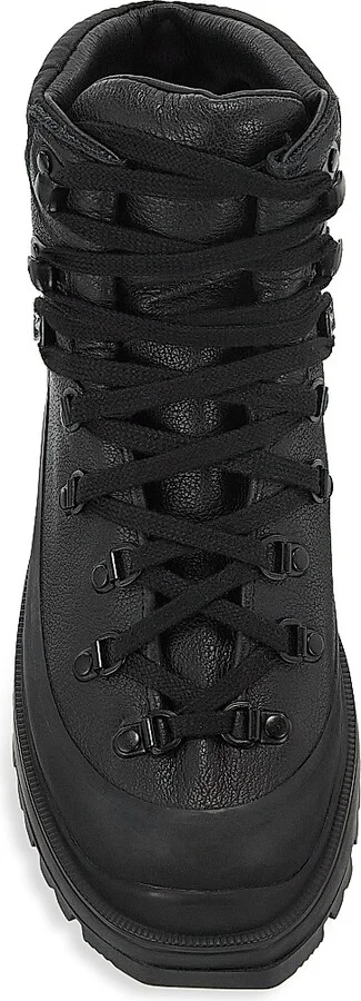 Women's Journey Leather Lace-Up Boots - Black - Size 6 - Image 5