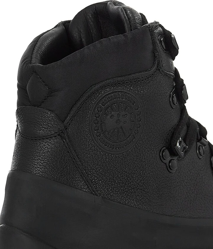 Women's Journey Leather Lace-Up Boots - Black - Size 6 - Image 6