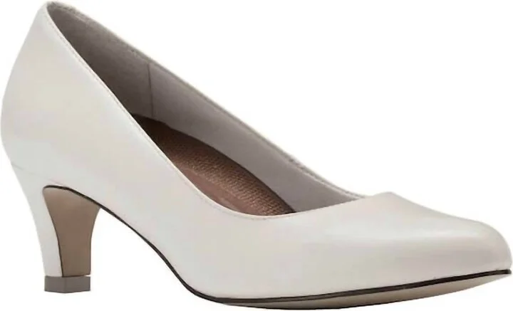 Women's Joy Ii Pumps In White Leather