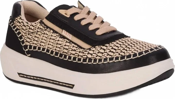 Women's Julep Sneaker In Black/beige Combo