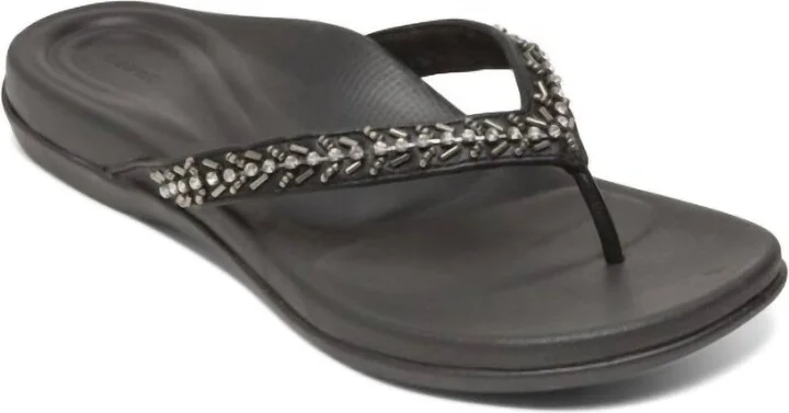 Women's Jules Thong Slippers In Black