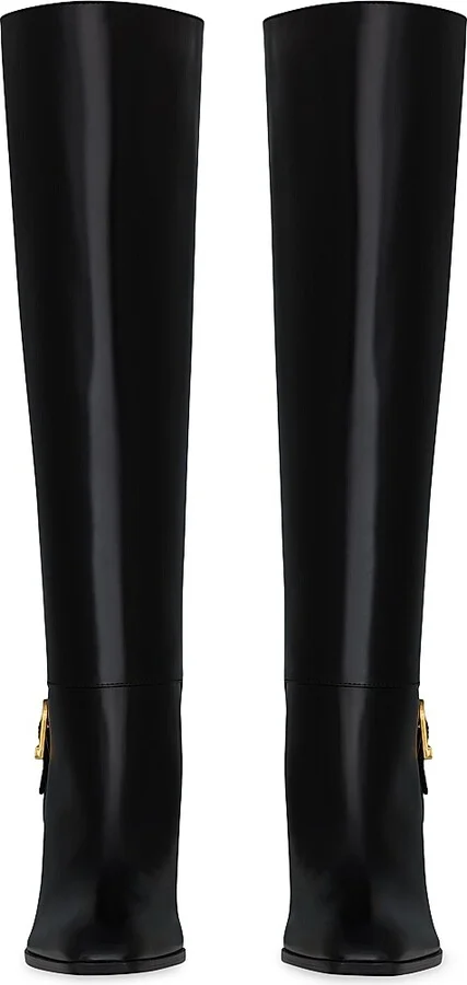 Women's Julia Boots in Smooth Leather - Black - Size 5 - Image 5