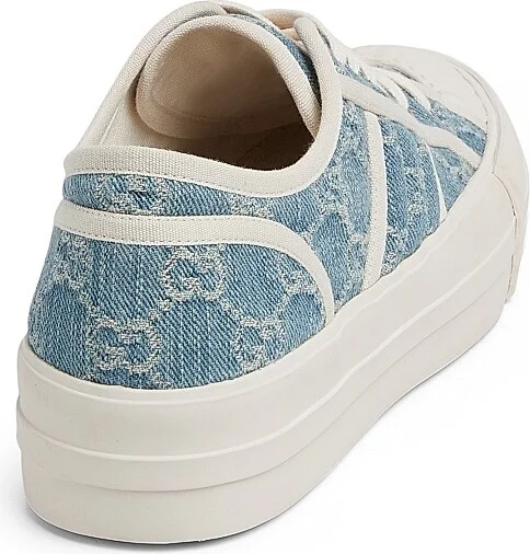 Women's Julia GG Platform Sneakers - Turquoise - Size 6 - Image 2