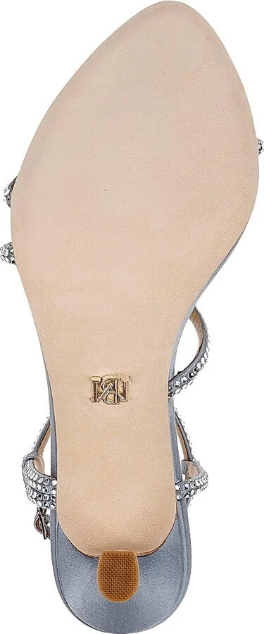 Women's Julianna 65MM Satin Sandals - Black Satin - Size 5 - Image 11