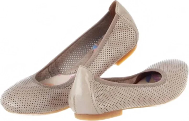 Women's Julianne Perf Ballet Flats In Gray