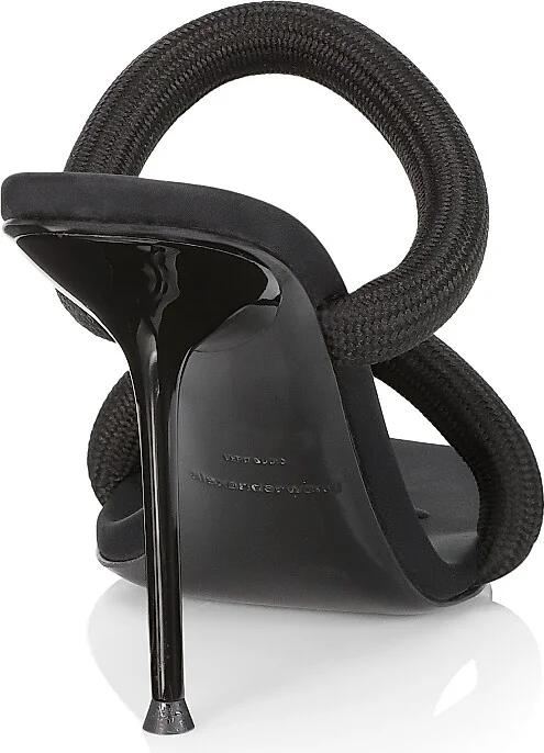 Women's Julie Tubular Logo Sandals - Black - Size 5 - Image 3