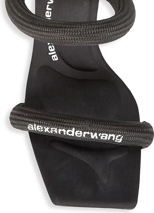 Women's Julie Tubular Logo Sandals - Black - Size 5 - Image 4