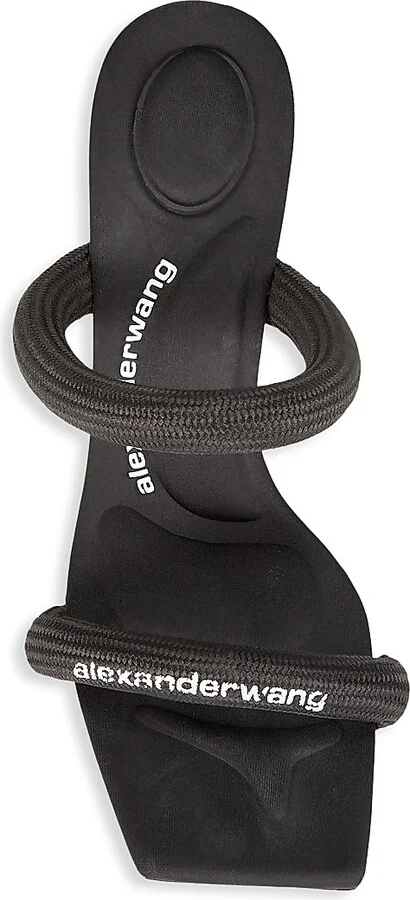 Women's Julie Tubular Logo Sandals - Black - Size 5 - Image 5