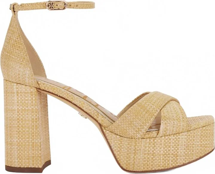 Women's Jullian Platform Heel In Bleached Beechwood
