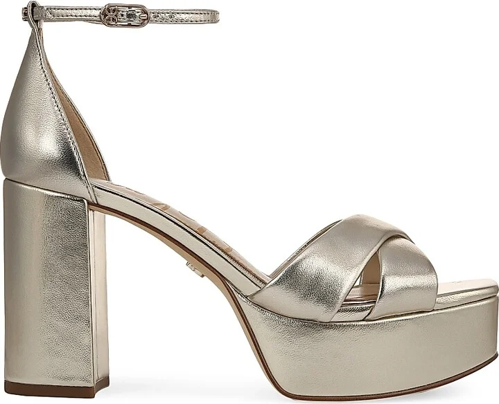Women's Jullian Strappy Leather Sandals - Jute - Size 5