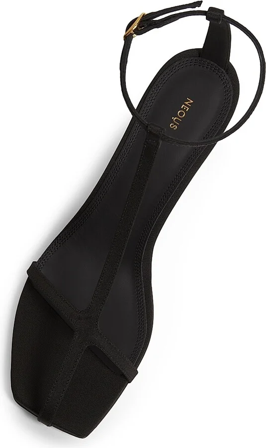 Women's Jumel 80MM Leather Sandals - Black - Size 6 - Image 4