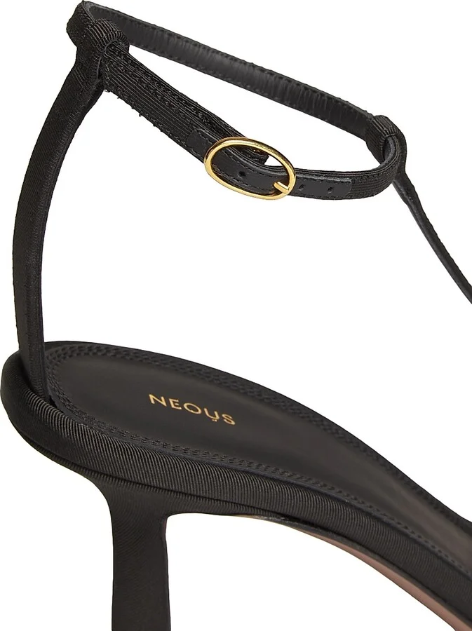 Women's Jumel 80MM Leather Sandals - Black - Size 6 - Image 6