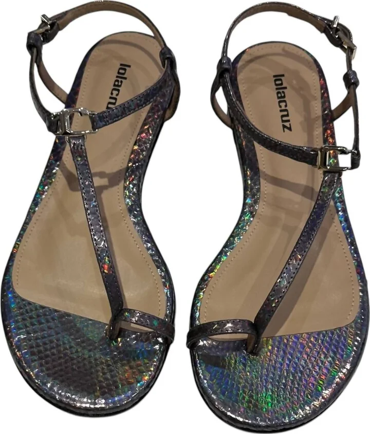 Women's June Flat Sandals In Grey