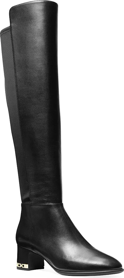 Women's June Flex 50MM Leather Boots - Black - Size 5 - Image 2