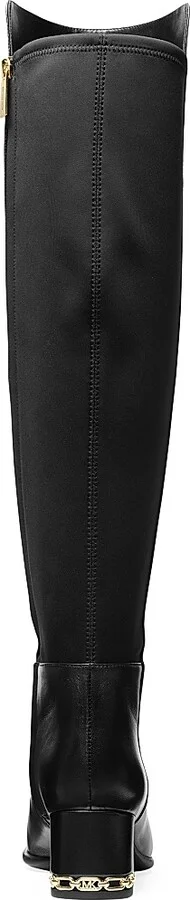 Women's June Flex 50MM Leather Boots - Black - Size 5 - Image 4