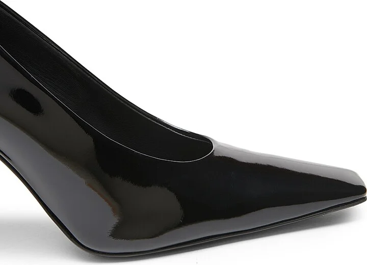 Women's Juno 95MM Square-Toe Pumps - White - Size 7 - Image 9