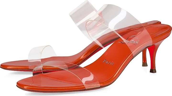 Women's Just Nothing 55MM Patent Leather Sandal Heels - Magma - Size 4 - Image 2