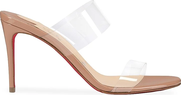 Women's Just Nothing 85MM Patent Leather Mules - Black - Size 5 - Image 8