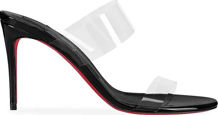 Women's Just Nothing 85MM Patent Leather Mules - Black - Size 5