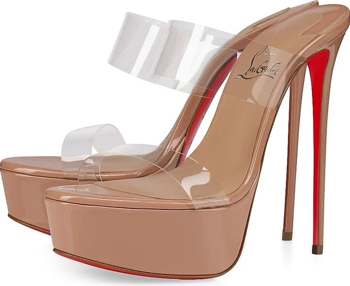 Women's Just Nothing Alta 150MM Patent Leather Sandal Heels - Black - Size 6.5 - Image 5