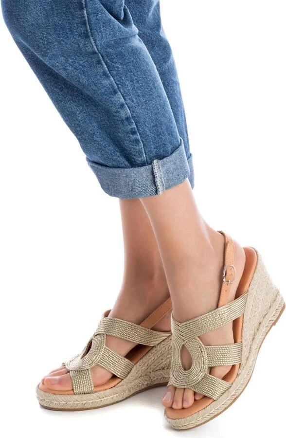 Women's Jute Wedge Sandals By Xti - Image 4