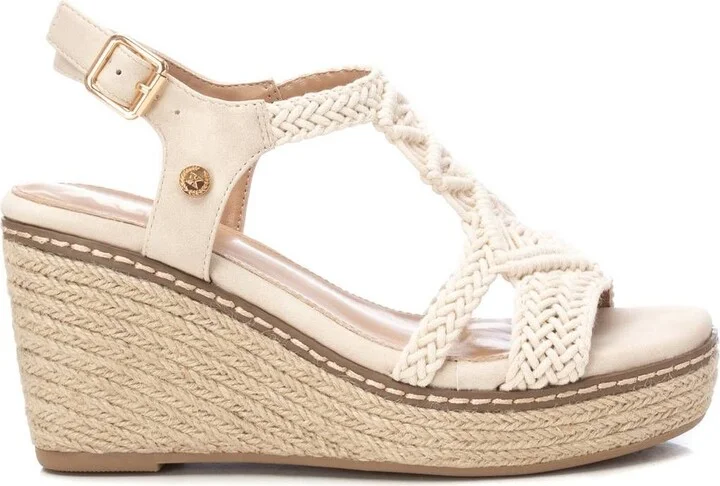 Women's Jute Wedge Sandals By XTI