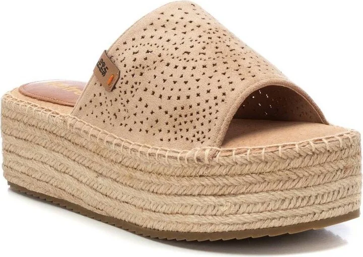 Women's Jute Wrapped Platform Sandals Refresh By Xti - Image 2