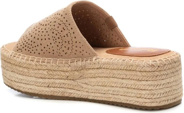 Women's Jute Wrapped Platform Sandals Refresh By Xti - Image 4