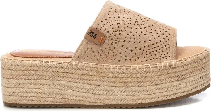 Women's Jute Wrapped Platform Sandals Refresh By Xti