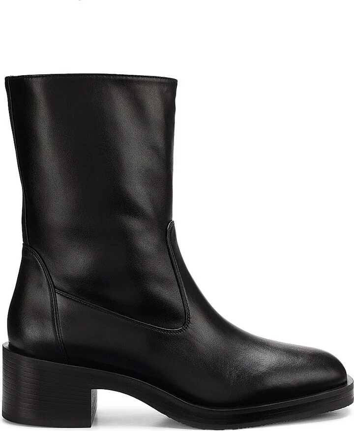 Women's Kaia 40MM Leather Booties - Black - Size 6