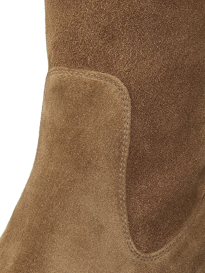 Women's Kaia 40MM Sport Suede Booties - Khaki - Size 10 - Image 6