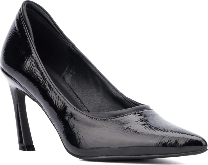 Women's Kailynn- Pointy Textured Pump Heels